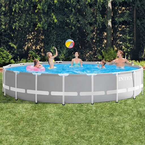  Aftagelig Redonda Intex Gama Prisma Frame Pool 549x122 cm med Depuradora