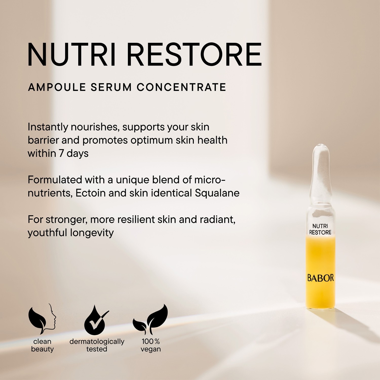 BABOR Ampoule Serum Ampoule Concentrate Nutri Restore Ampoule - 14 ml
