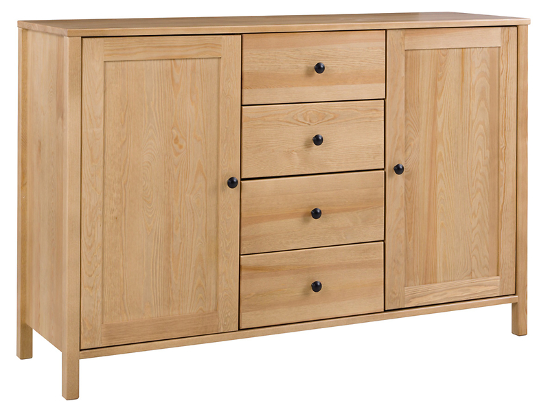 Komoda Prestige 143 cm z 2 drzwiami i 4 szufladami dąb