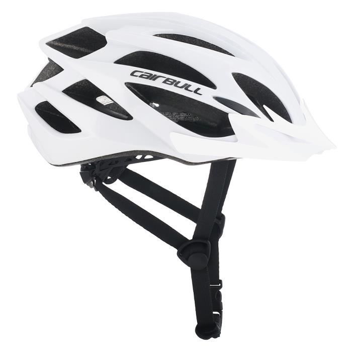 Capacete de bicicleta, capacete unissex para ciclismo de estrada e mountain bike, capacete ajustável para bicicleta, capacete para patinete elétrico para adultos - Branco