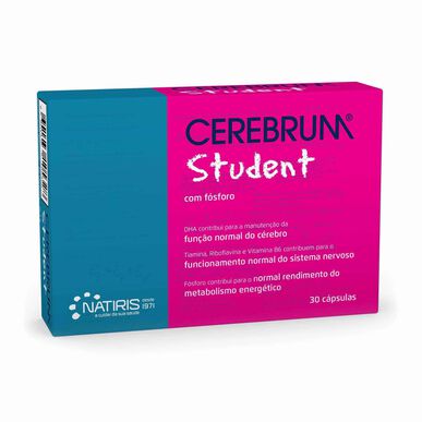 Cerebrum smadzeņu veselības uztura bagātinātājs studentiem 30 kapsulas 30 kapsulas