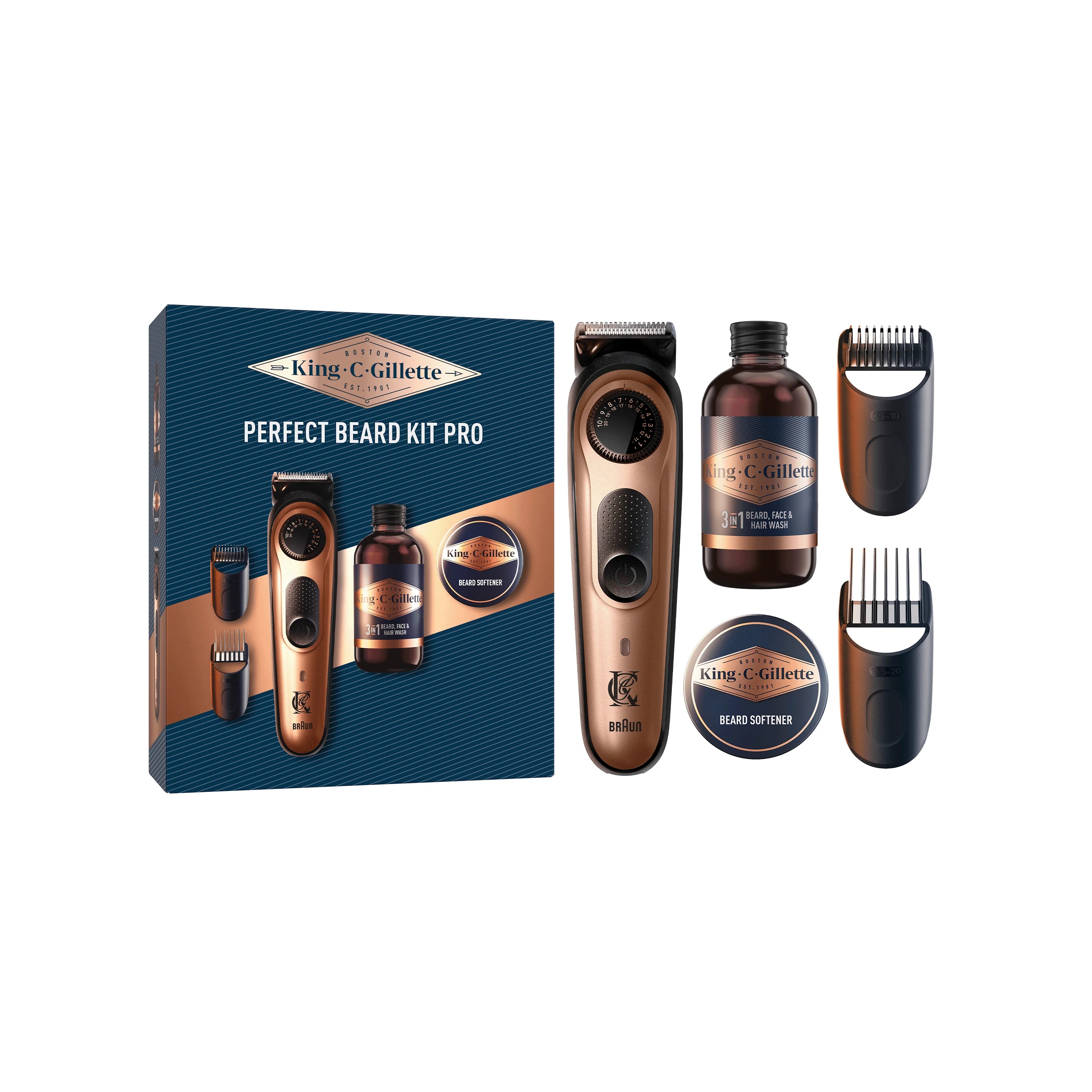 GILLETTE Gillette elektrische scheerset voor een perfecte baard