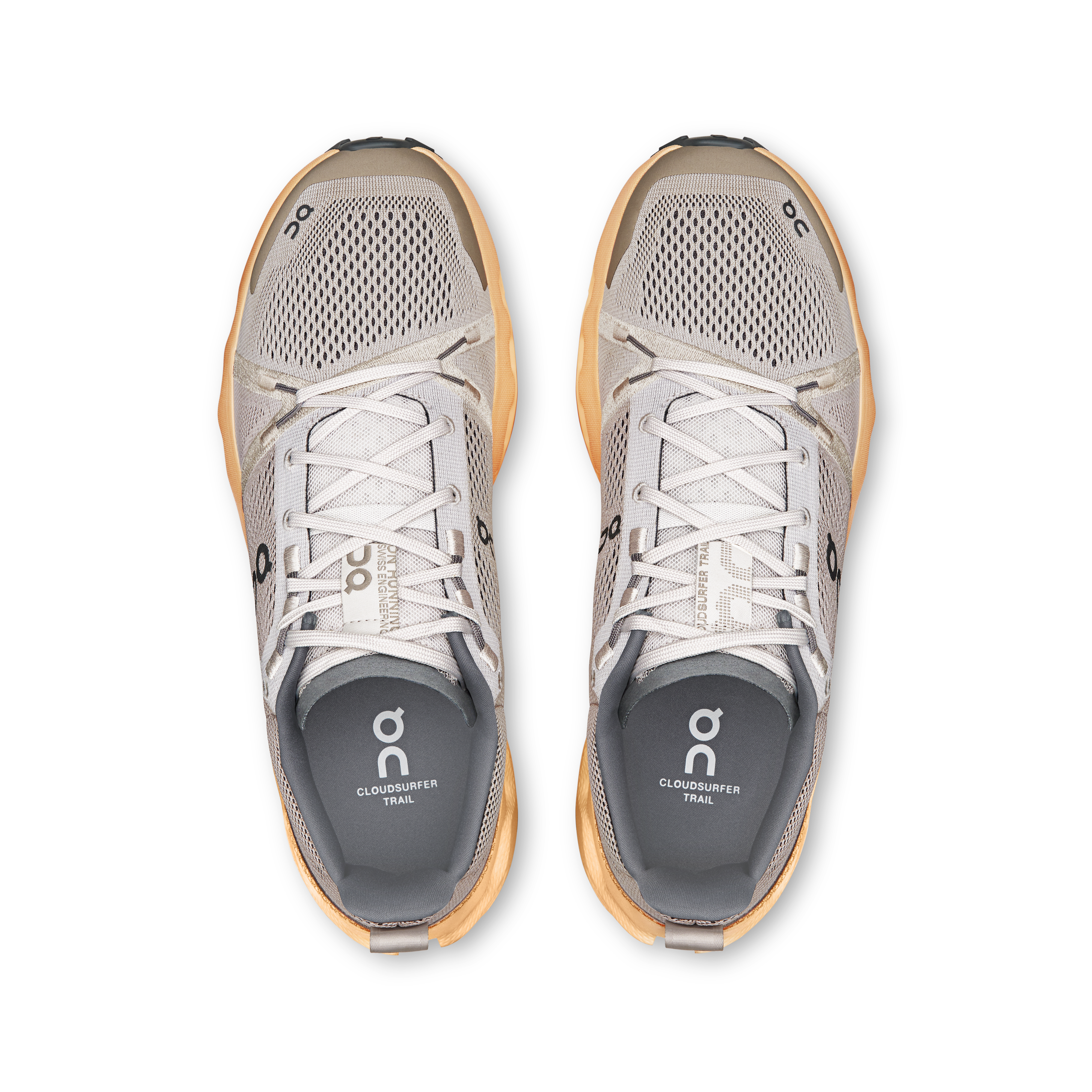 On Zapatillas Cloudsurfer Trail para hombre, color plata | Rubio