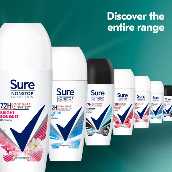 Sure antiperspirant deodorant roll-on Nonstop Pure Fresh 50ml