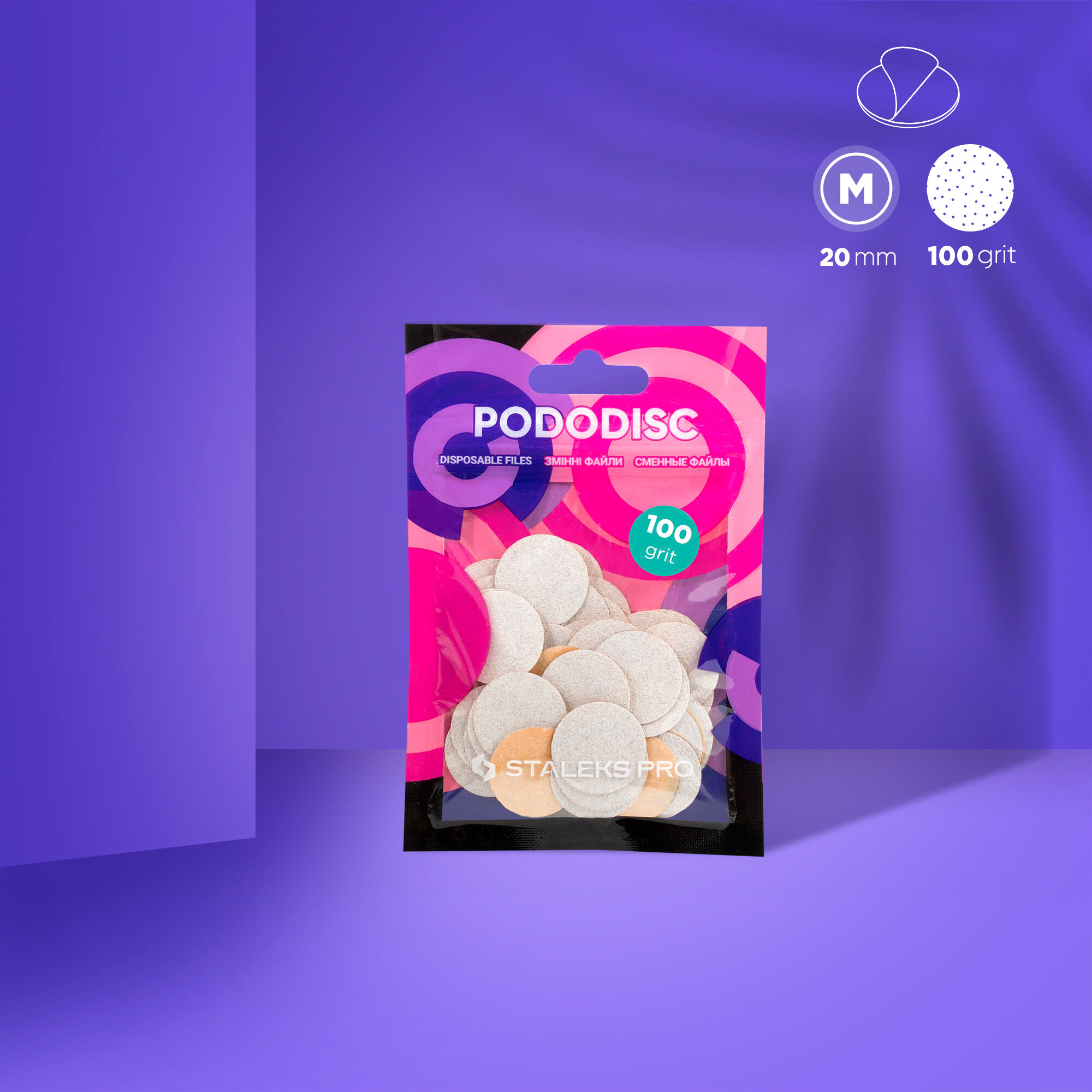 Staleks Pro Expert Pododiskit PDF-20-100w