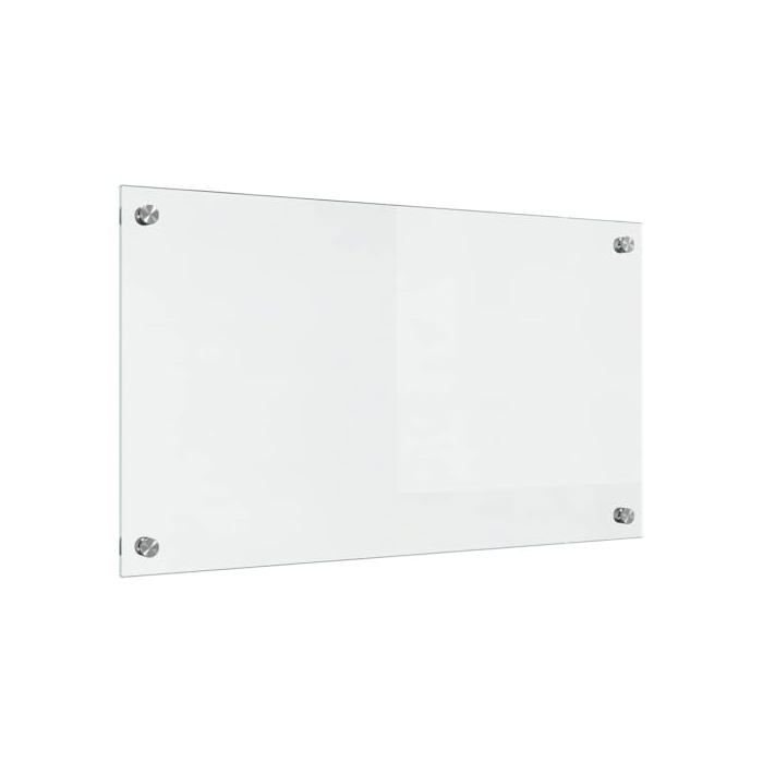 Dosseret de cuisine en verre trempé - vidaXL - 70x40x0.8 cm - Transparent - Thermorésistant - Durable - Épaisseur 6 mm