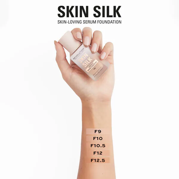 Base de maquillaje Revolution Skin Silk Serum F9