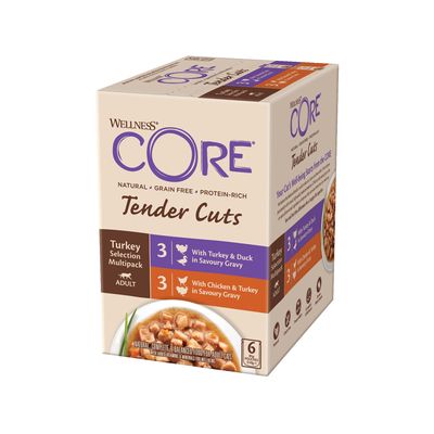 Wellness Core Tender Cuts felnőtt nedves macskaeledel
