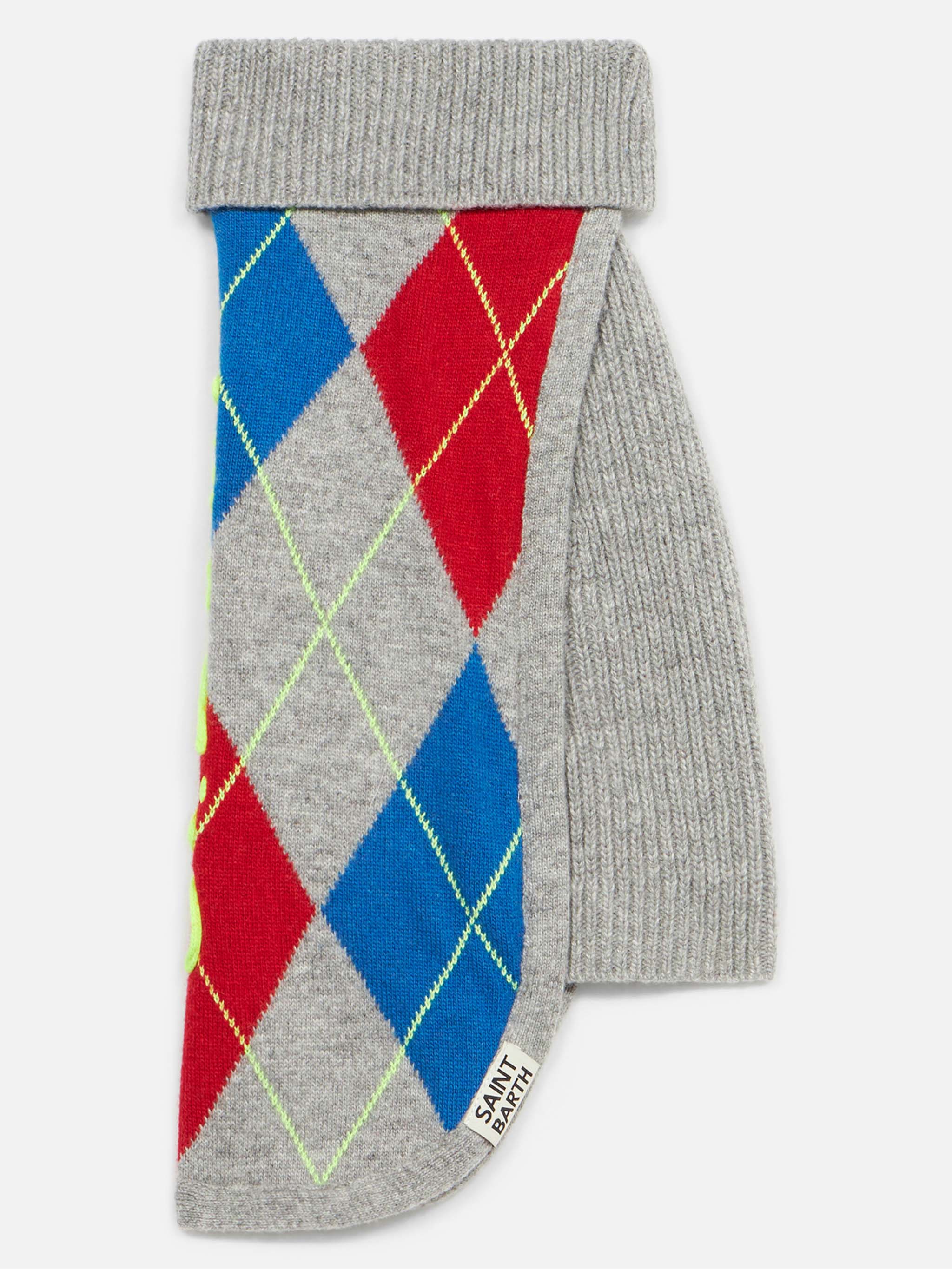 Trui voor honden met argyleprint