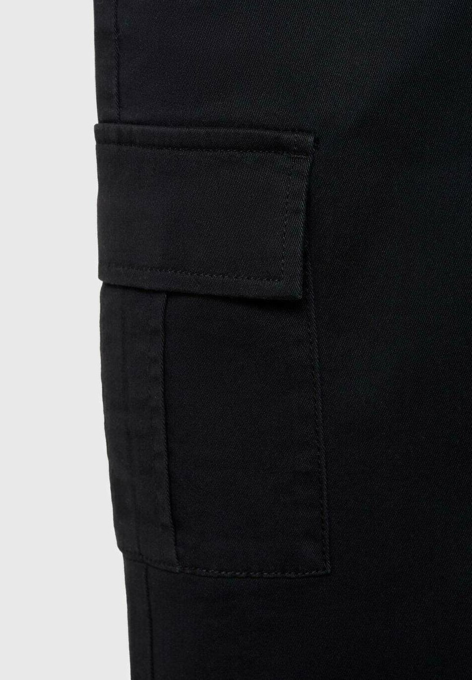 Pantalon cargo Mango Kids - noir