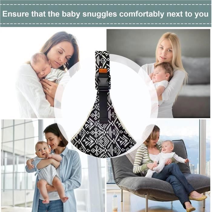 2024 Uusi kantoreppu vastasyntyneille ja taaperoille, ergonominen olkakantoreppu (Bonsai Multico Baby Sling)