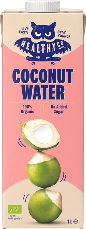 Água de coco HealthyCo BIO, água de coco de qualidade BIO