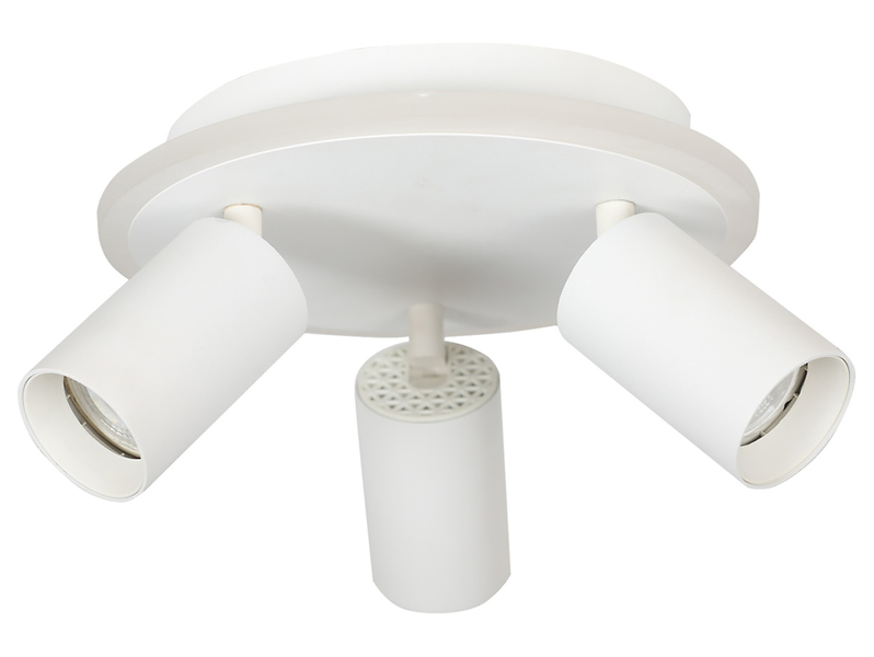 Spot Parma 4-punktowy 3xGU10 LED metalowy biały