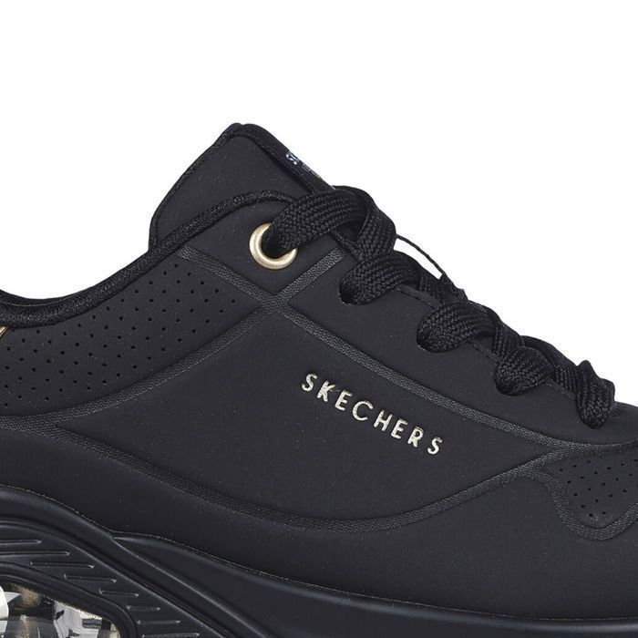 Chaussures pour Fille - SKECHERS - Uno Gen1 - Noir - Lacets - Synthétique