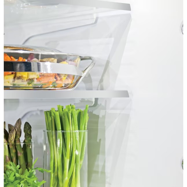 Réfrigérateur GE à portes françaises de 27,7 pi³ avec machine à glaçons (acier inoxydable anti-traces de doigts) ENERGY STAR
