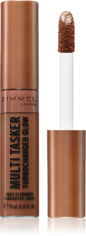 Iluminador Líquido Multitarefas Turbocharged Glow da Rimmel