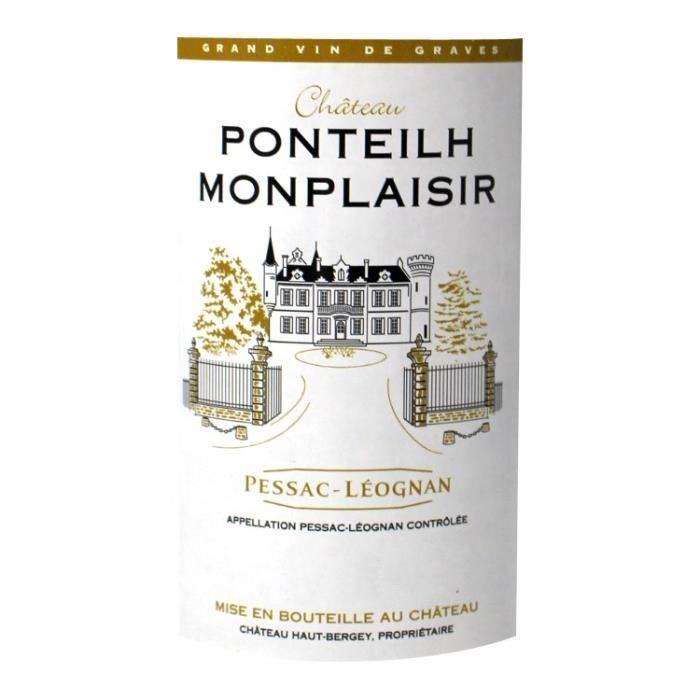 Château Ponteilh Monplaisir 2011 Pessac-Léognan - Vino Tinto Burdeos