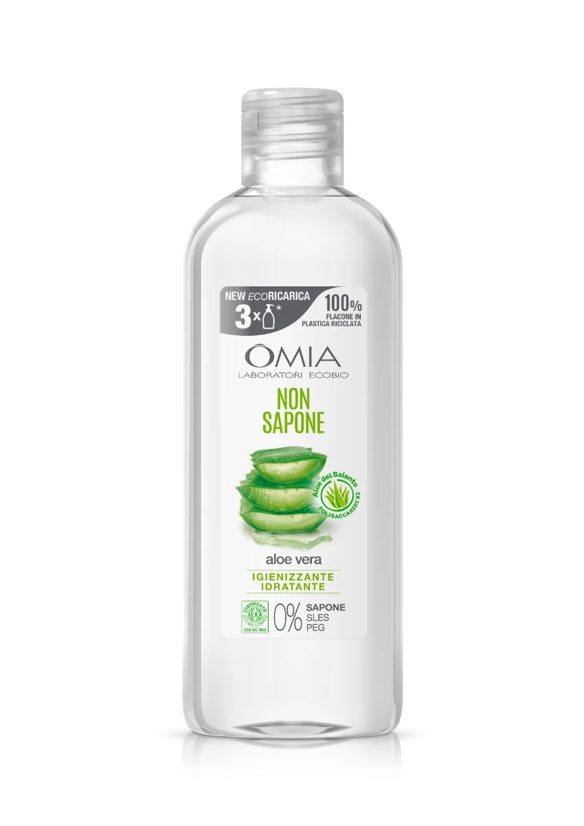 OMIA Omia Eco-Recharge Non-Soap Crème pour les mains Ecobio à l'aloe vera 750 ml