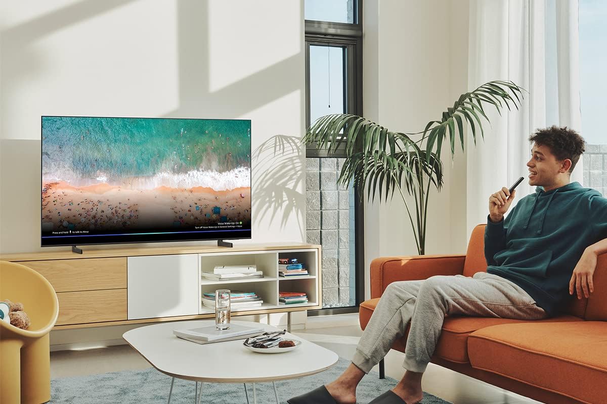 SAMSUNG 50-calowy telewizor QLED z serii Q60B – 4K UHD Dual LED Quantum HDR Smart TV z wbudowaną funkcją Alexa (QN50Q60BAFXZA, model z 2022 r.)
