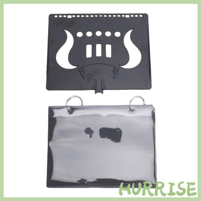 Universal Flip Folder 5 sheet music holder with transparent window - Portable and lightweight for marching bands and parades