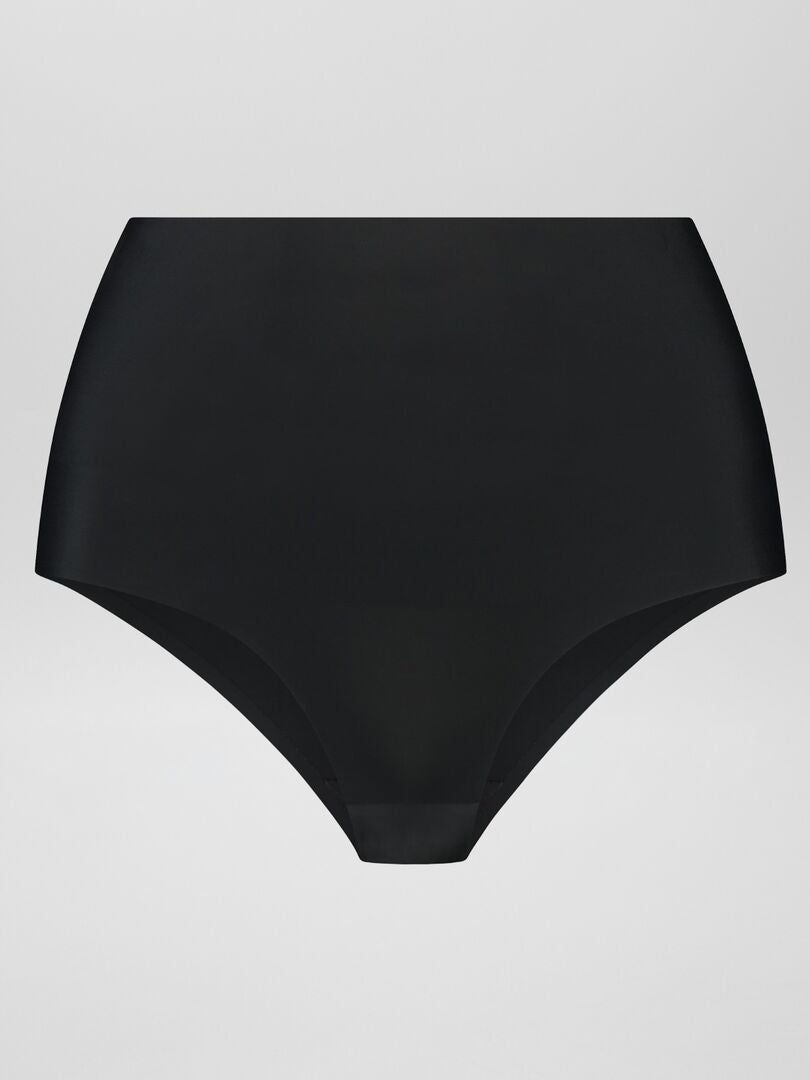 Calcinha modeladora de cintura alta Bye Bra - PRETA