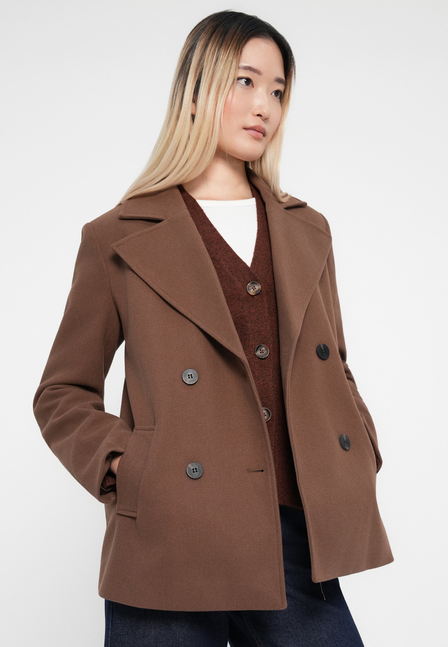 VILA VIMETTE  - Short coat - carafe