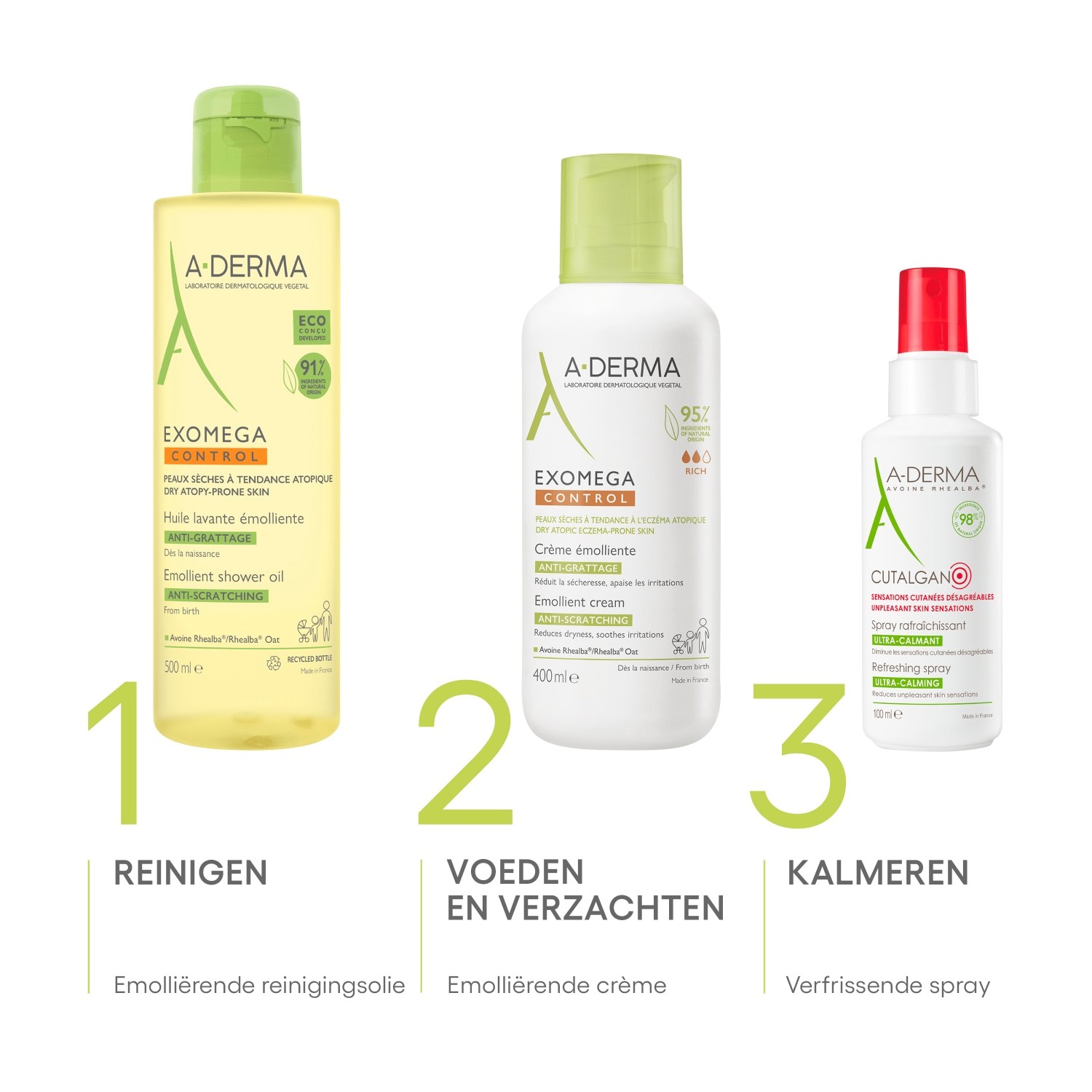 A-DERMA Telový krém Exomega Control Hydratačný krém - 50 ml