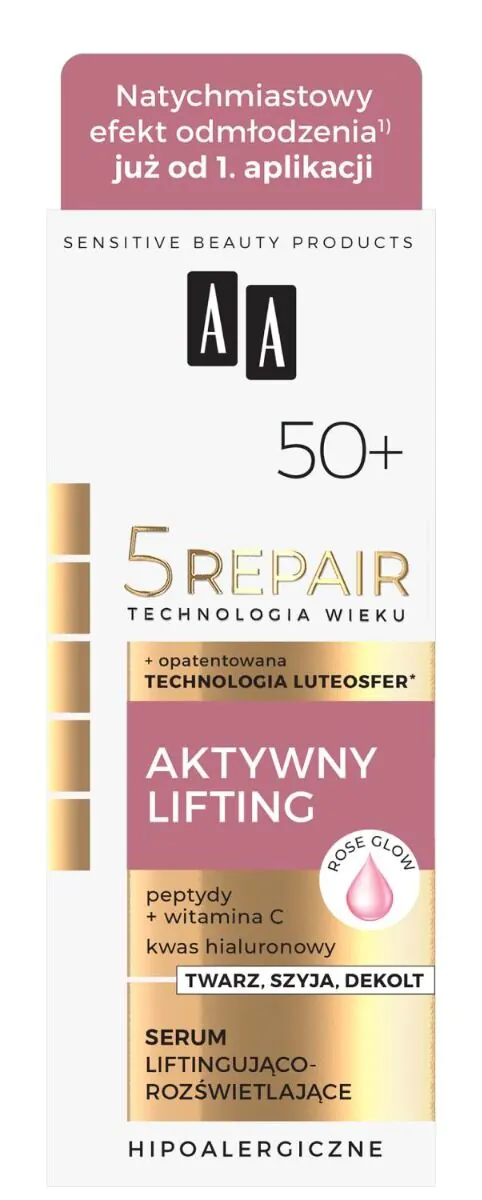 AA Technologia Wieku 5 Repair 50+ Serum Liftingująco-Rozświetlające
