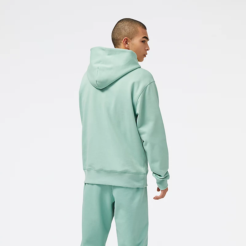 Bluzy z kapturem NB Athletics Nature State dla mężczyzn – SAGE LEAF