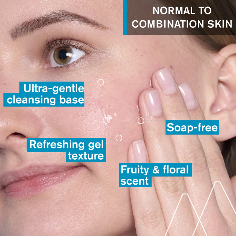 Uriage Eau Thermale Make-up-Entfernungsgel, erfrischendes und reinigendes Gel für fettige und Mischhaut