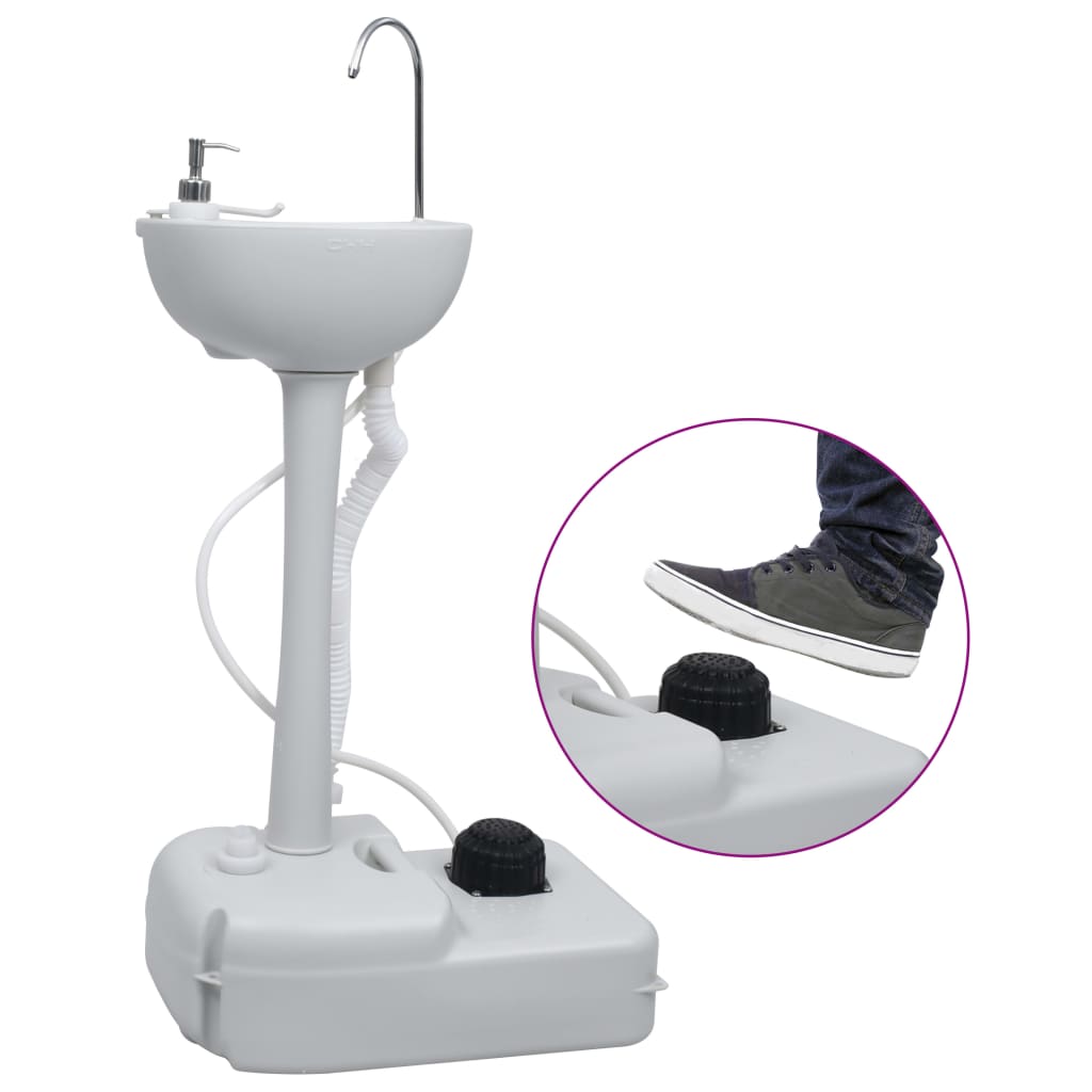 Lavabo Portátil Vidaxl