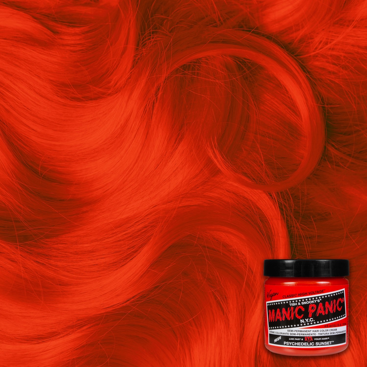 „Manic Panic“ spalvotų plaukų skalavimo priemonė „High Voltage Classic“ – 118 ml