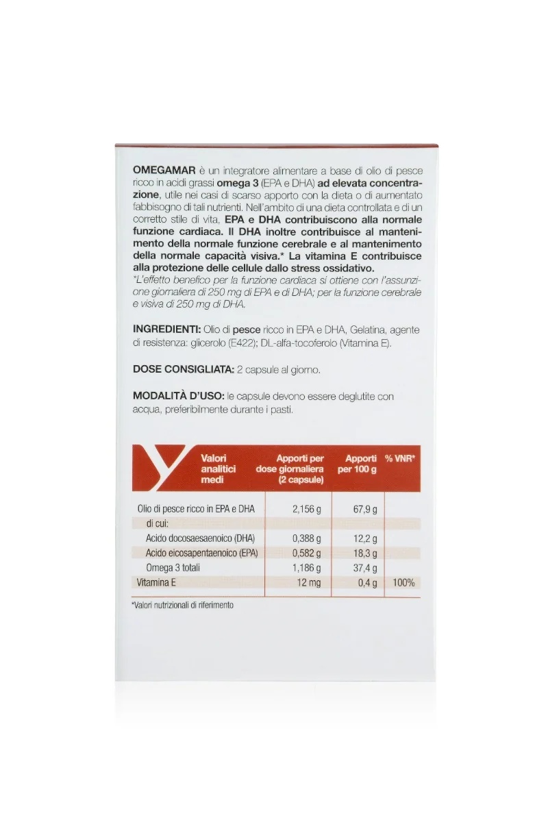 SYRIO Omegamar 60 capsules Complément alimentaire à base d'EPA et de DHA