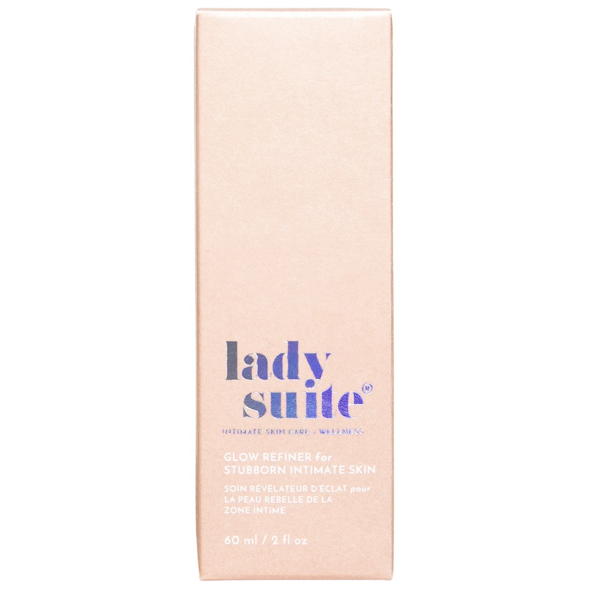 „Lady Suite“ intymios higienos švytėjimo suteikiantis švytėjimo suteikiantis losjonas „Glow Refiner“ – 60 ml