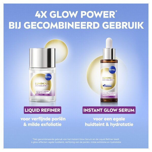 NIVEA Luminous630 Skin Glow Momentinio švytėjimo suteikiantis serumas<br>15ml