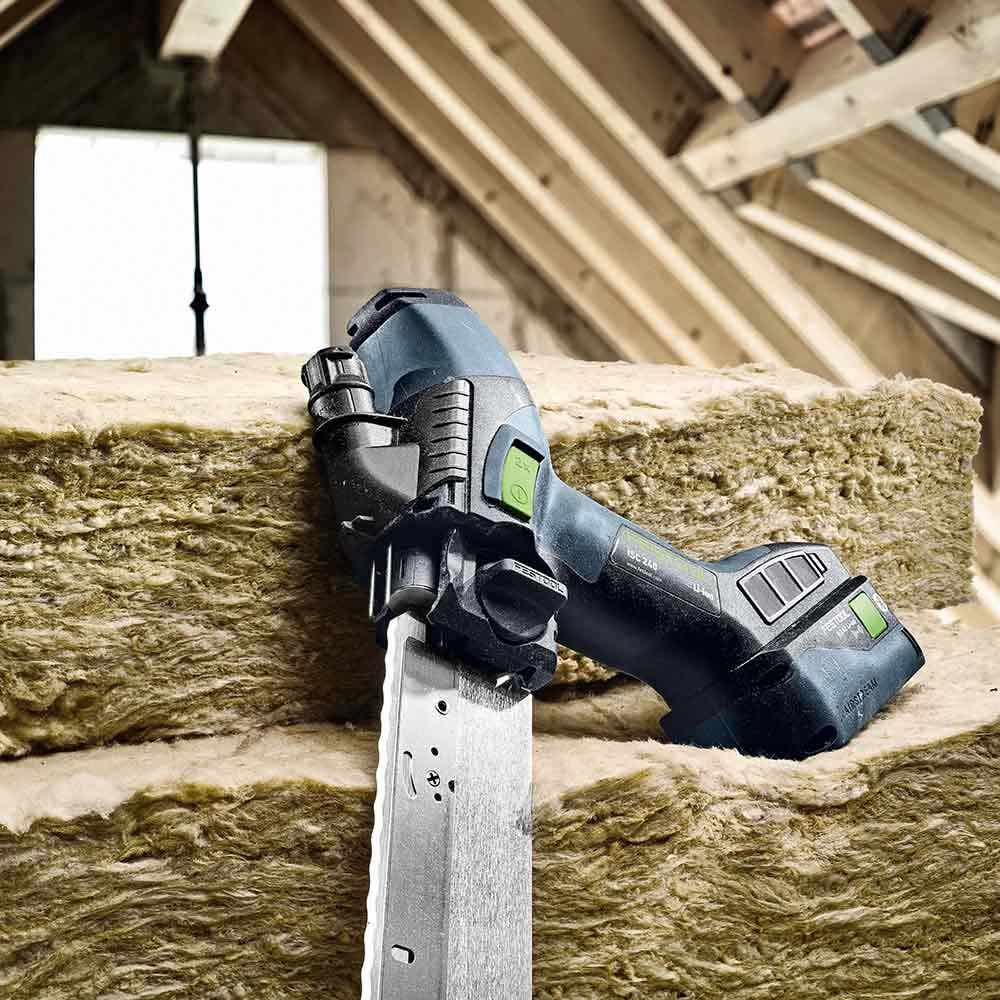 Ferăstrău circular izolator FESTOOL 18 V 240 mm ISC 240 1 x 5,2 Ah în set Systainer 577128