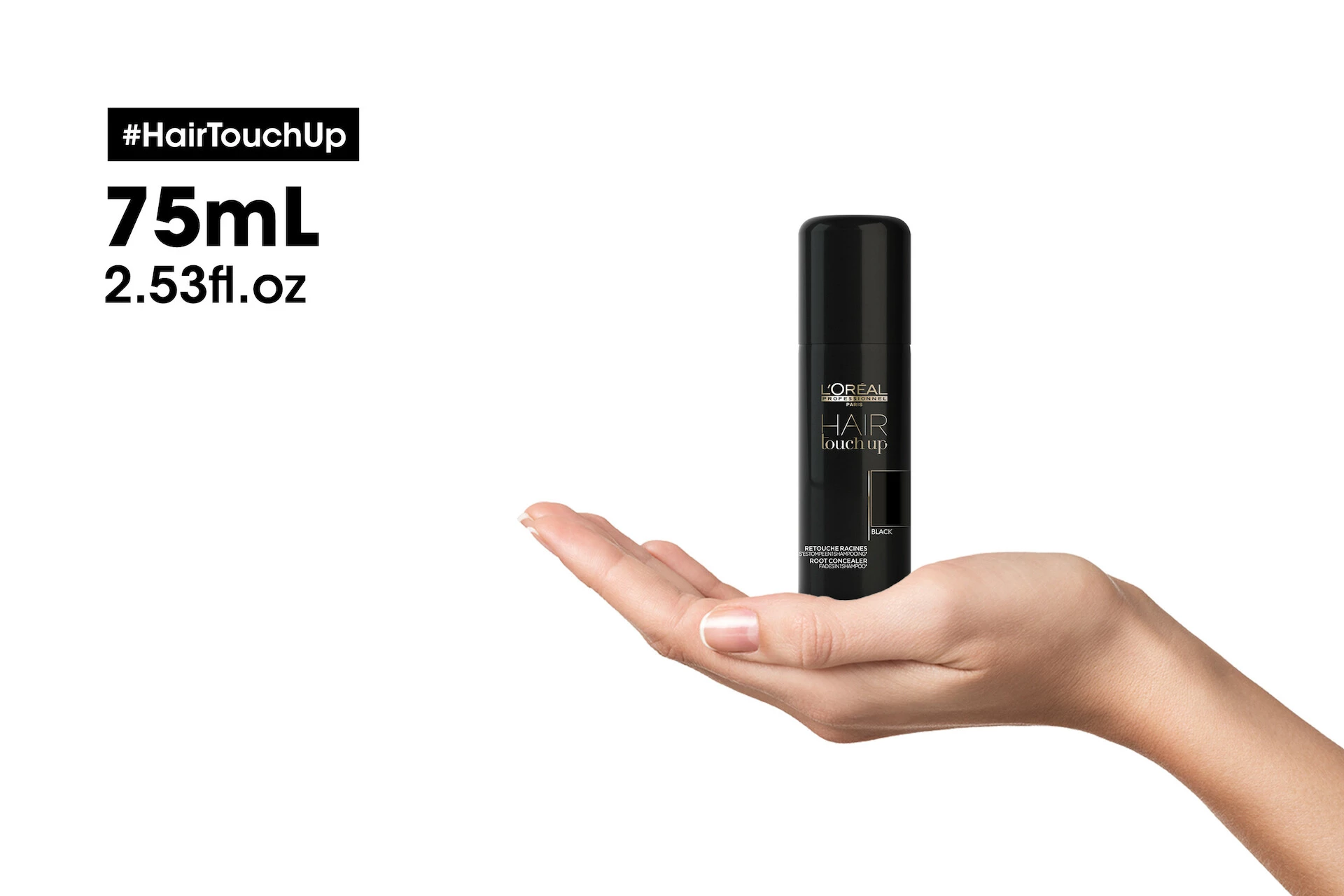 Hair Touch Up Black 75 ml - L'Oréal Professionnel