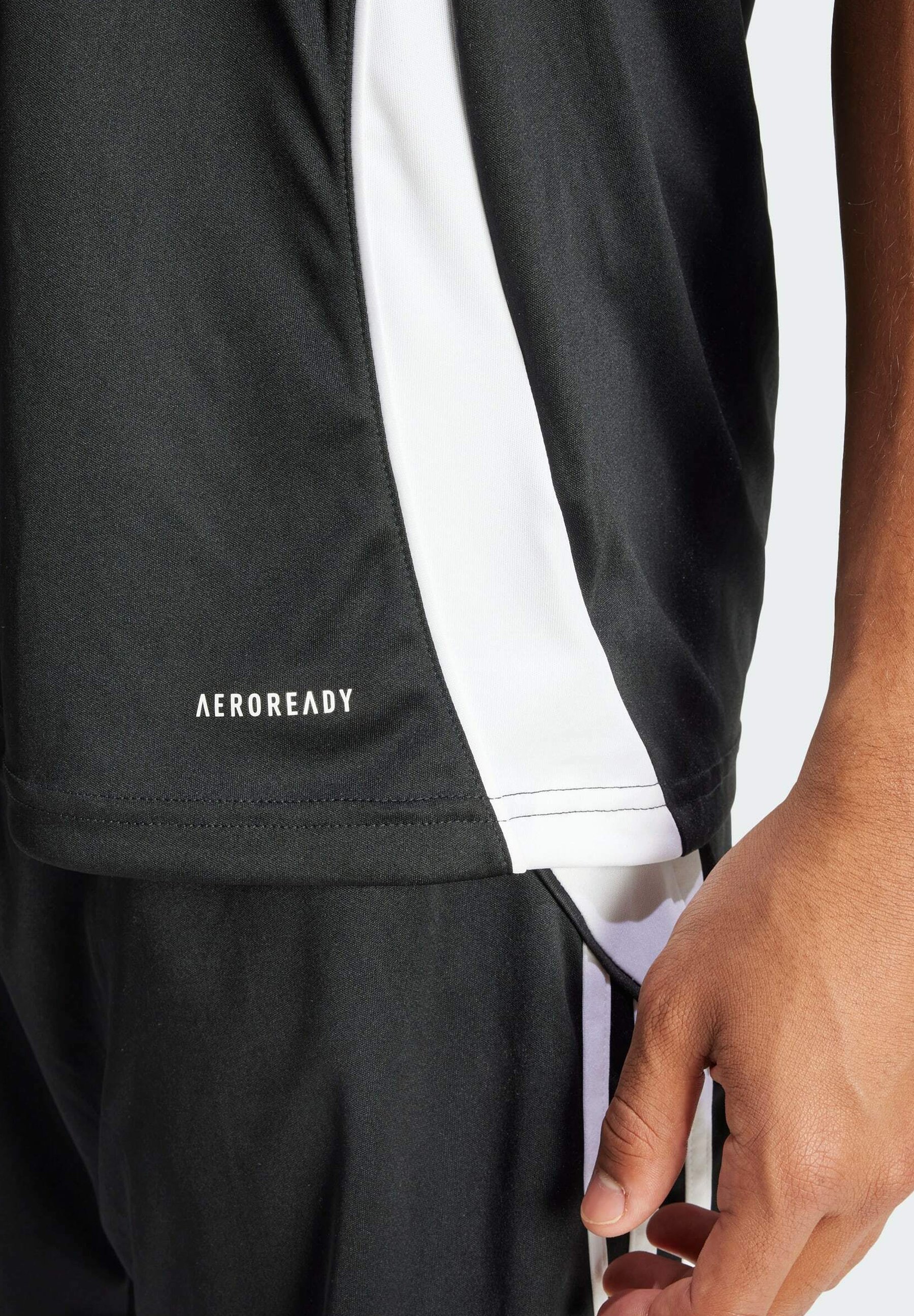 adidas Performance TIRO24 JERSEY - Sport T-shirt - zwart wit