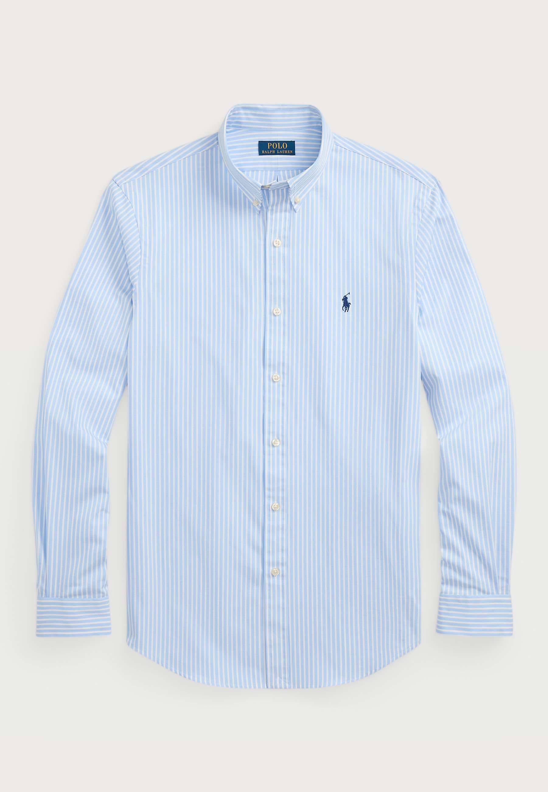 Polo Ralph Lauren Slim Fit Gestreept Stretch Poplin Shirt - Shirt - Austin blauw/wit