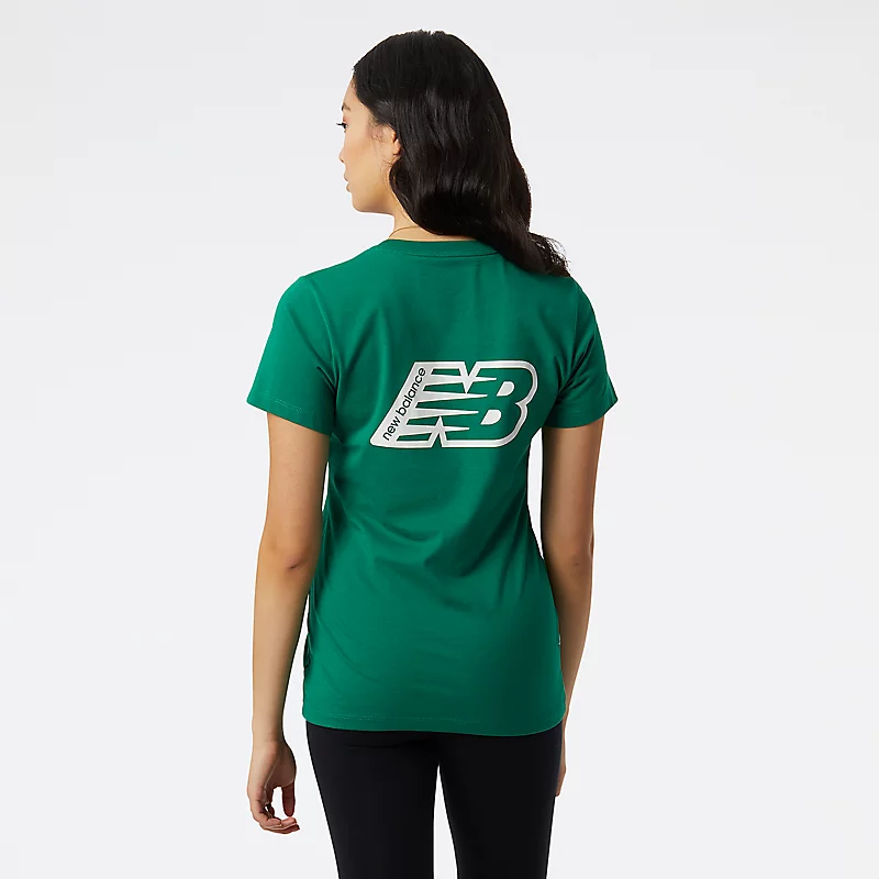 Tricou NB Essentials pentru femei – Verde intens