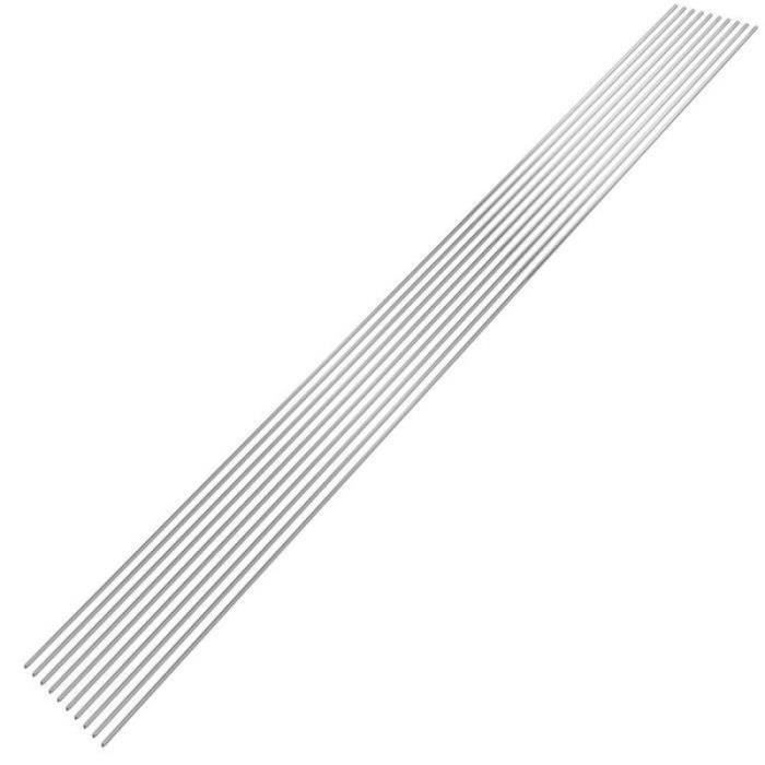 2 x 500mm Low Temperature Aluminum Welding Rods, No Welding Powder Required, 10 Pieces