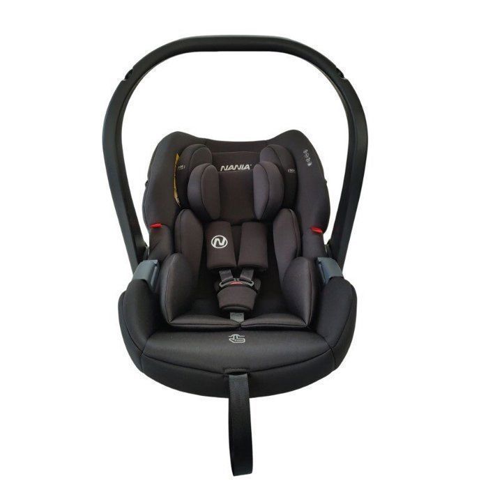 Siège auto bébé ceinturé NANIA Rimini 40-87 cm R129 i-Size –dès la naissance à 13 kg,  Appuie-tête réglable