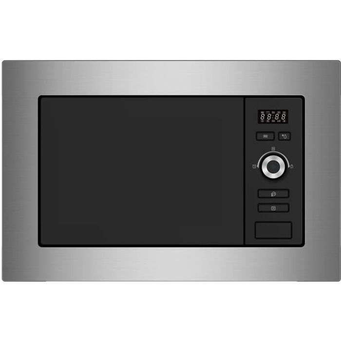 Forno a microonde da incasso CONTINENTAL EDISON MO20IXES, nero e acciaio inox, L59,5 x P34,5 cm, 20 litri