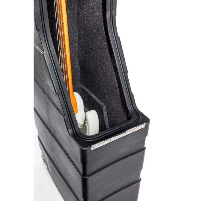 Estuche rígido ENKI AMG-2-B para 2 bajos. Fundas y estuches para guitarra.
