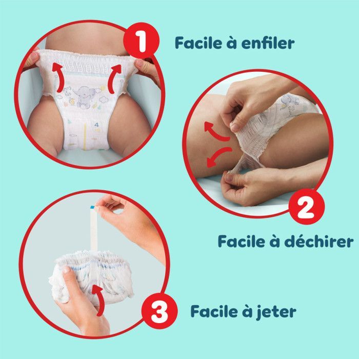 Pañales Pampers Premium Protection Pants, Talla 3, 192 unidades