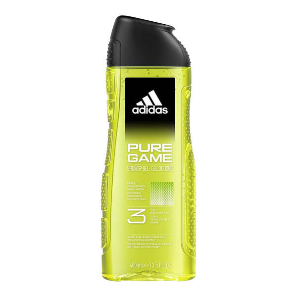 Gel de duș Adidas Pure Game 400ml | Bărbați | Superdrug