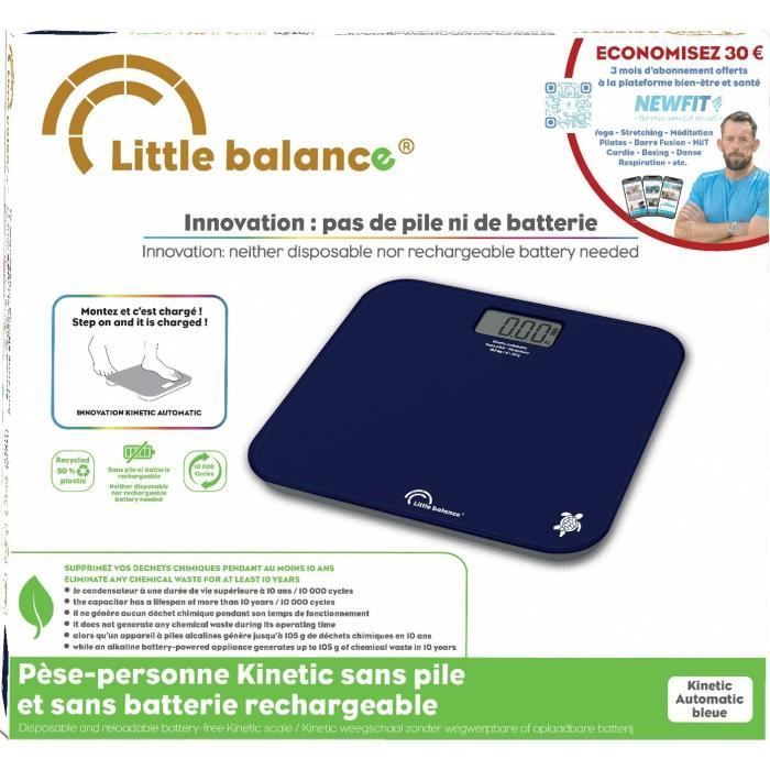 Pèse-personne - LITTLE BALANCE - Kinetic Auto - Bleu