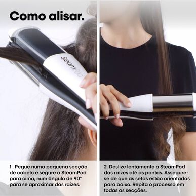 Plancha alisadora de vapor profesional L'Oréal Professionnel SteamPod 4 Edición Limitada Glacial Utopia 1 unidad 1 unidad