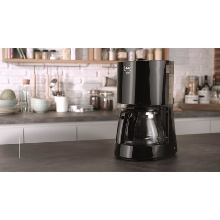 Filterkaffeemaschine – MELITTA – Enjoy II 1017-02 – 1000 W – 10/15 Tassen – Schwarz