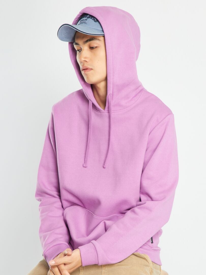 Hoodie met kangoeroezak - ROZE